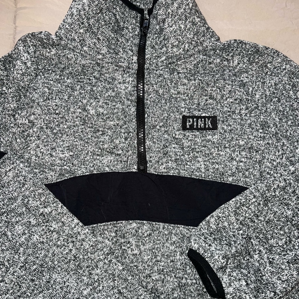 Victoria Secret Pink Half Zip Sweater